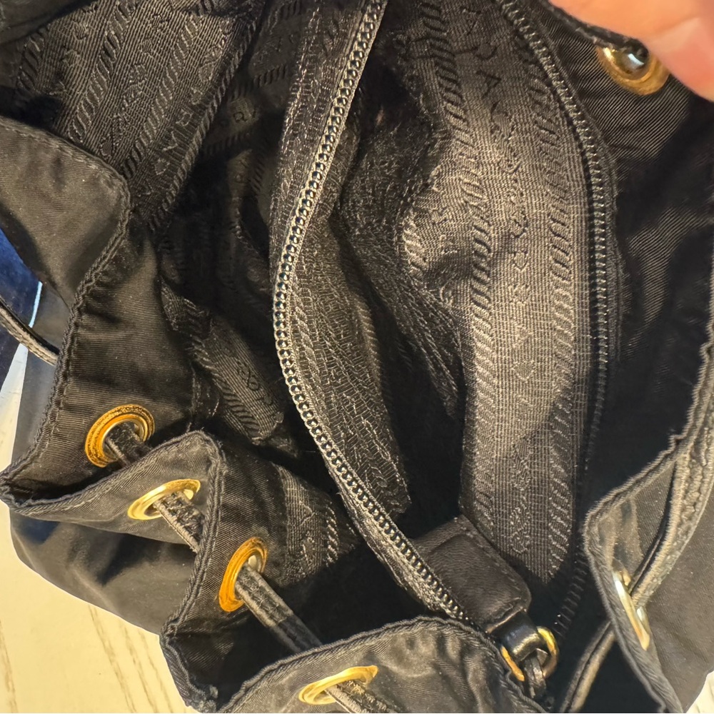 Prada Black Tessuto Nylon Backpack - Picture 10 of 14